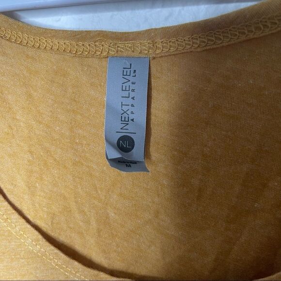 Cyclebar Mustard Yellow Logo Tank Size Large - Picture 3 of 3